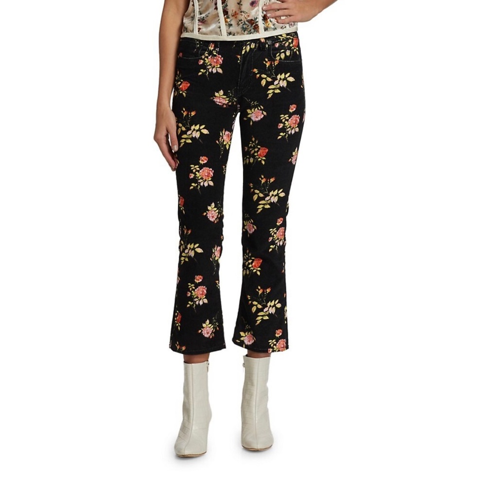 R13 Kick Fit Floral Print Pants